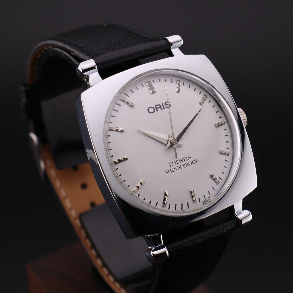 Oris Vintage Swiss 17 Jewels Hand-Wound Mechanical Men's Watch - FREE SHIPPING